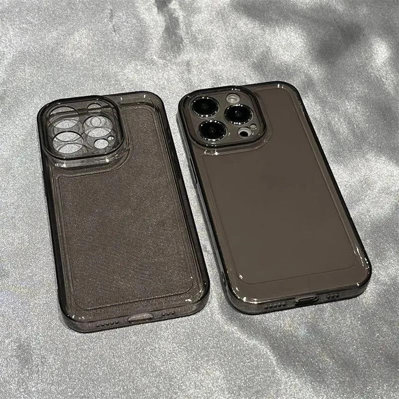 Clear TPU Shockproof Soft Case – Protective Cover for iPhone 11 / 12 / 13 / 14 / 15 / 16 Series