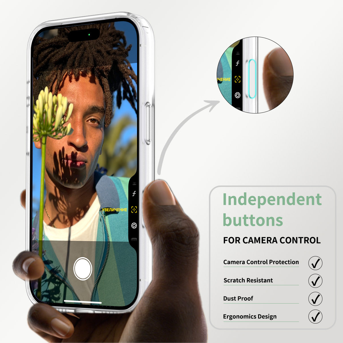 Matte Semi-Transparent Magnetic Case – Shockproof Protective Cover with Camera & AI Button for iPhone 16 / 17 Series