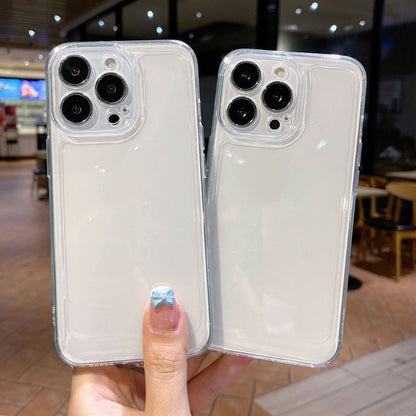 Clear TPU Shockproof Soft Case – Protective Cover for iPhone 11 / 12 / 13 / 14 / 15 / 16 Series