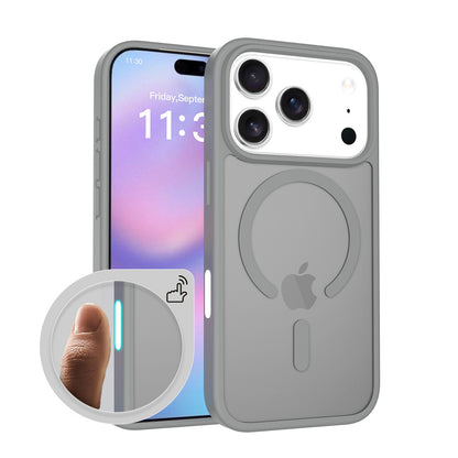 Matte Semi-Transparent Magnetic Case – Shockproof Protective Cover with Camera & AI Button for iPhone 16 / 17 Series