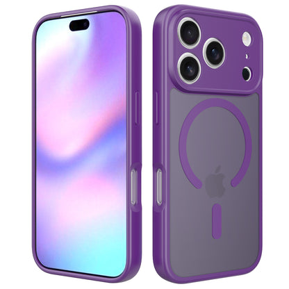 TPU + PC Matte Magnetic Case – Shockproof Protective Cover for iPhone 17 Series