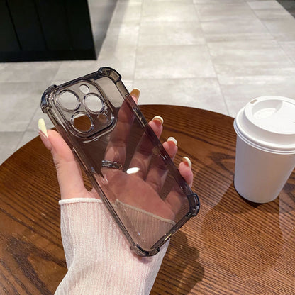 Clear TPU Shockproof Soft Case – Protective Cover for iPhone 11 / 12 / 13 / 14 / 15 / 16 Series