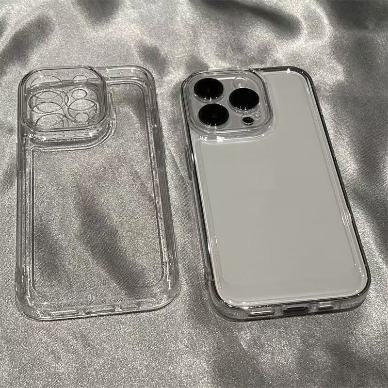 Clear TPU Shockproof Soft Case – Protective Cover for iPhone 11 / 12 / 13 / 14 / 15 / 16 Series