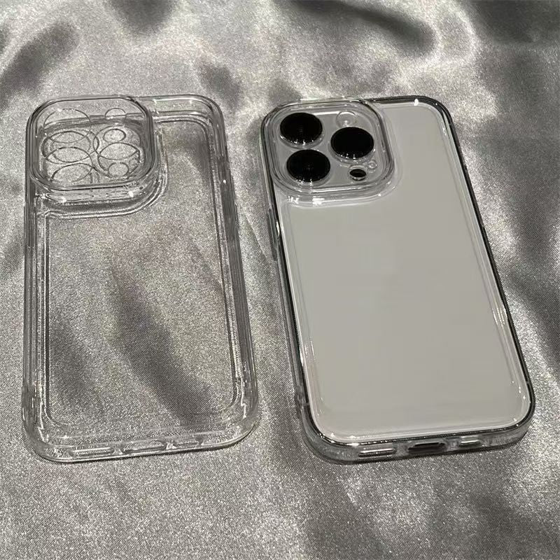Clear TPU Shockproof Soft Case – Protective Cover for iPhone 11 / 12 / 13 / 14 / 15 / 16 Series
