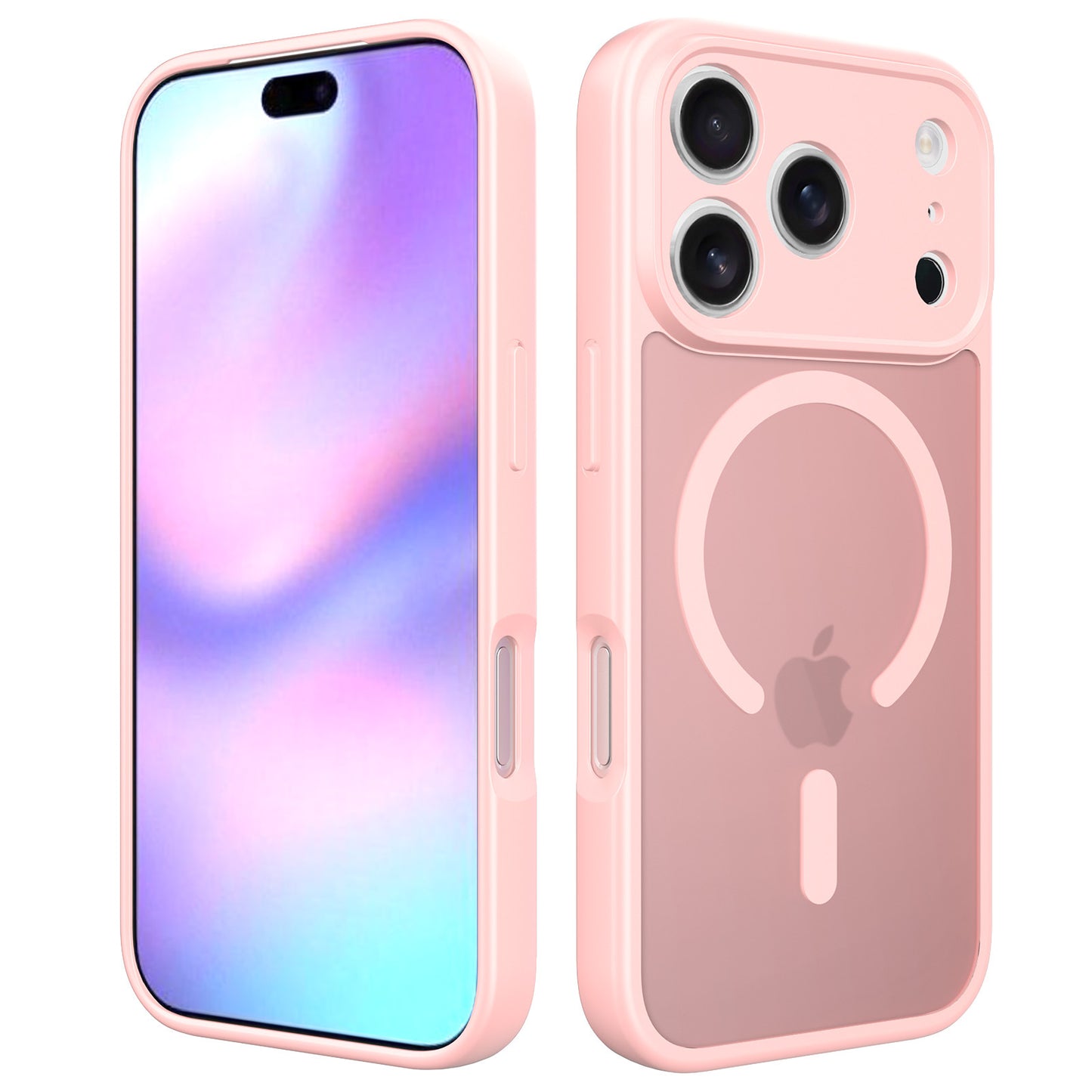TPU + PC Matte Magnetic Case – Shockproof Protective Cover for iPhone 17 Series