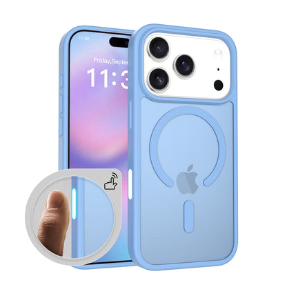 Matte Semi-Transparent Magnetic Case – Shockproof Protective Cover with Camera & AI Button for iPhone 16 / 17 Series