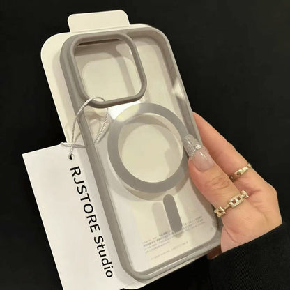 MagSafe Magnetic Hard Case For iPhone 11-16 Pro Max, Shockproof Protective Phone Cover, Compatible with iPhone 11/12/13/14/15/16 Series