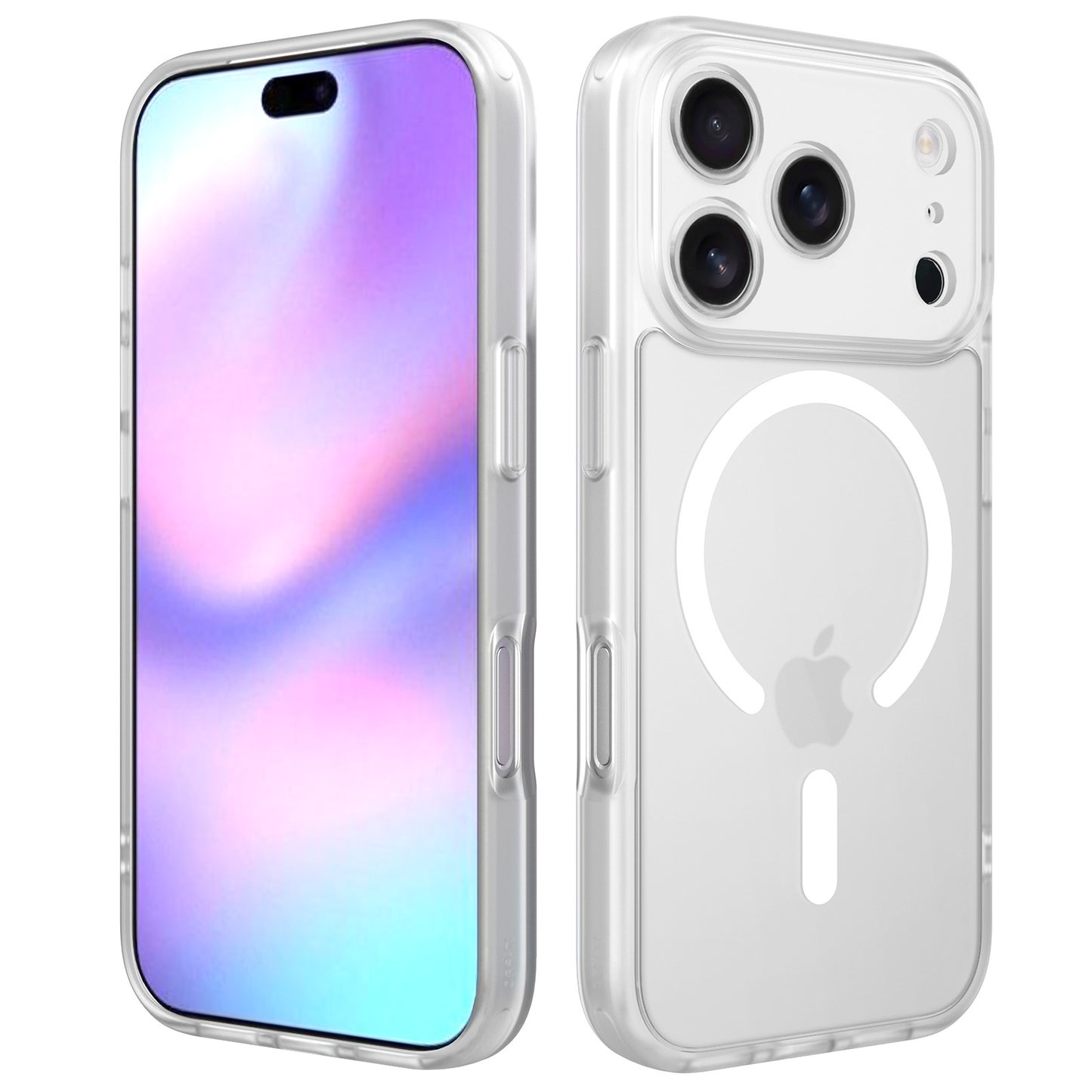 TPU + PC Matte Magnetic Case – Shockproof Protective Cover for iPhone 17 Series
