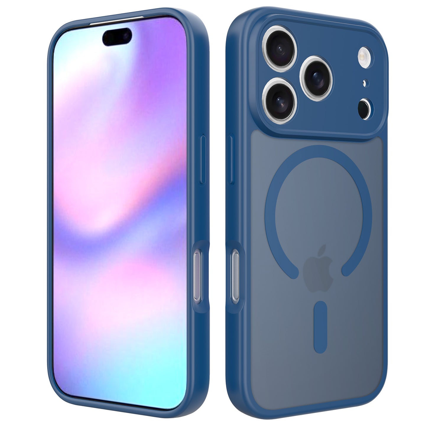 TPU + PC Matte Magnetic Case – Shockproof Protective Cover for iPhone 17 Series