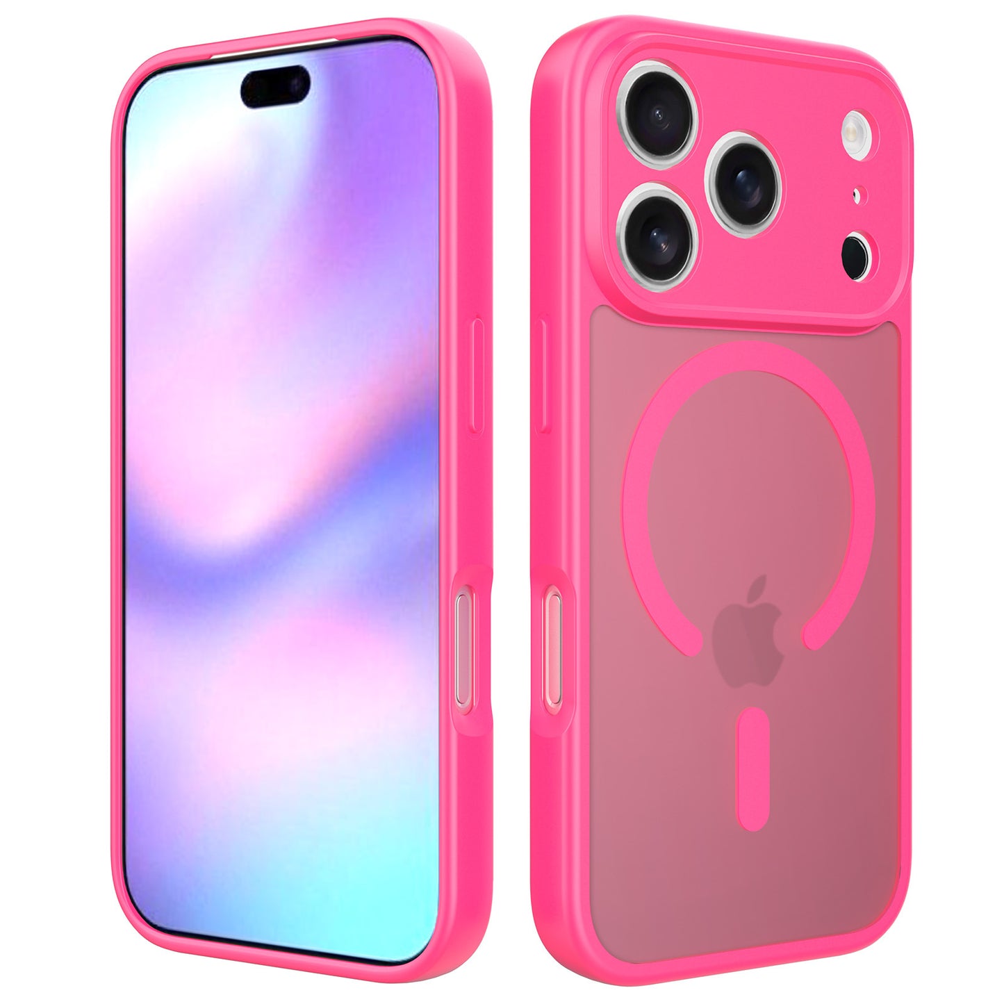 TPU + PC Matte Magnetic Case – Shockproof Protective Cover for iPhone 17 Series