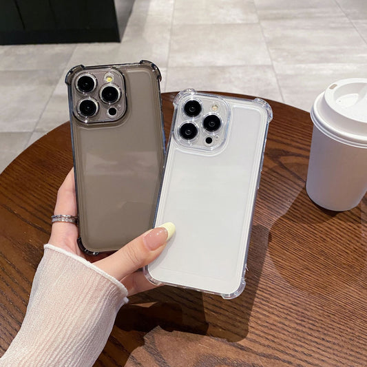 Clear TPU Shockproof Soft Case – Protective Cover for iPhone 11 / 12 / 13 / 14 / 15 / 16 Series