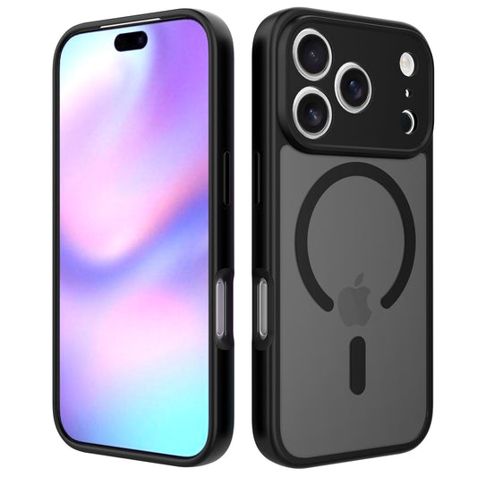 TPU + PC Matte Magnetic Case – Shockproof Protective Cover for iPhone 17 Series